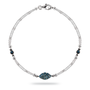 Bracelet GH en or blanc par George Hakim