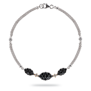 Bracelet GH en or blanc par George Hakim