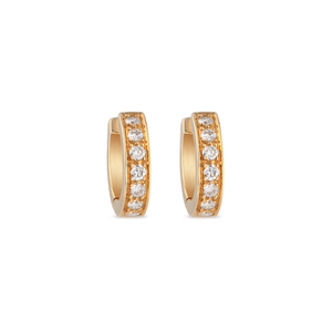 Boucles d’oreilles GH en or jaune par George Hakim