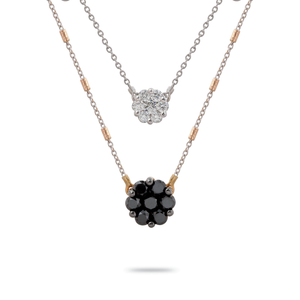 Pendentif GH en or blanc, jaune et rose par George Hakim