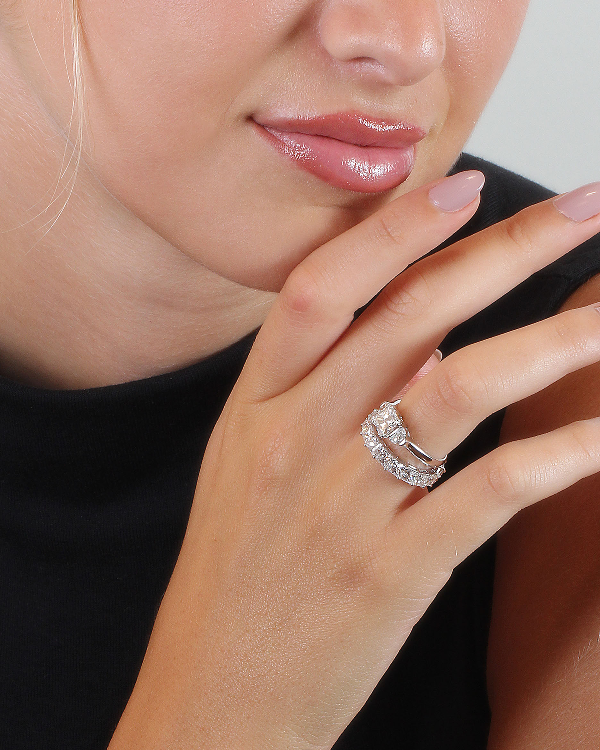 Wedding Band, Princess, 0.33