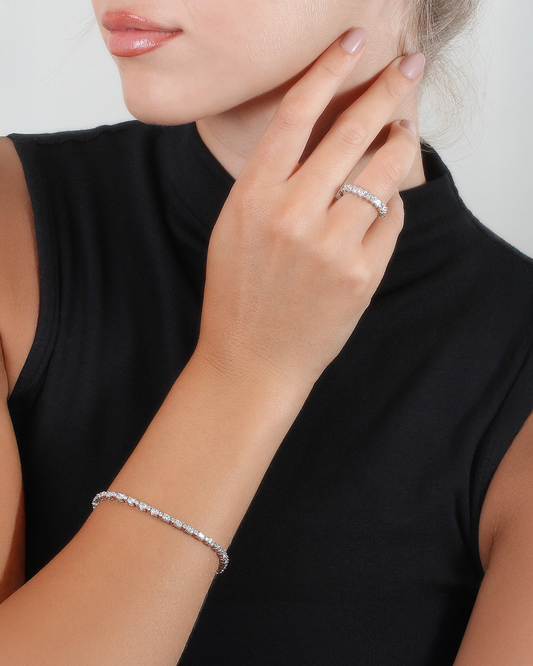 Wedding Band, Princess, 0.15